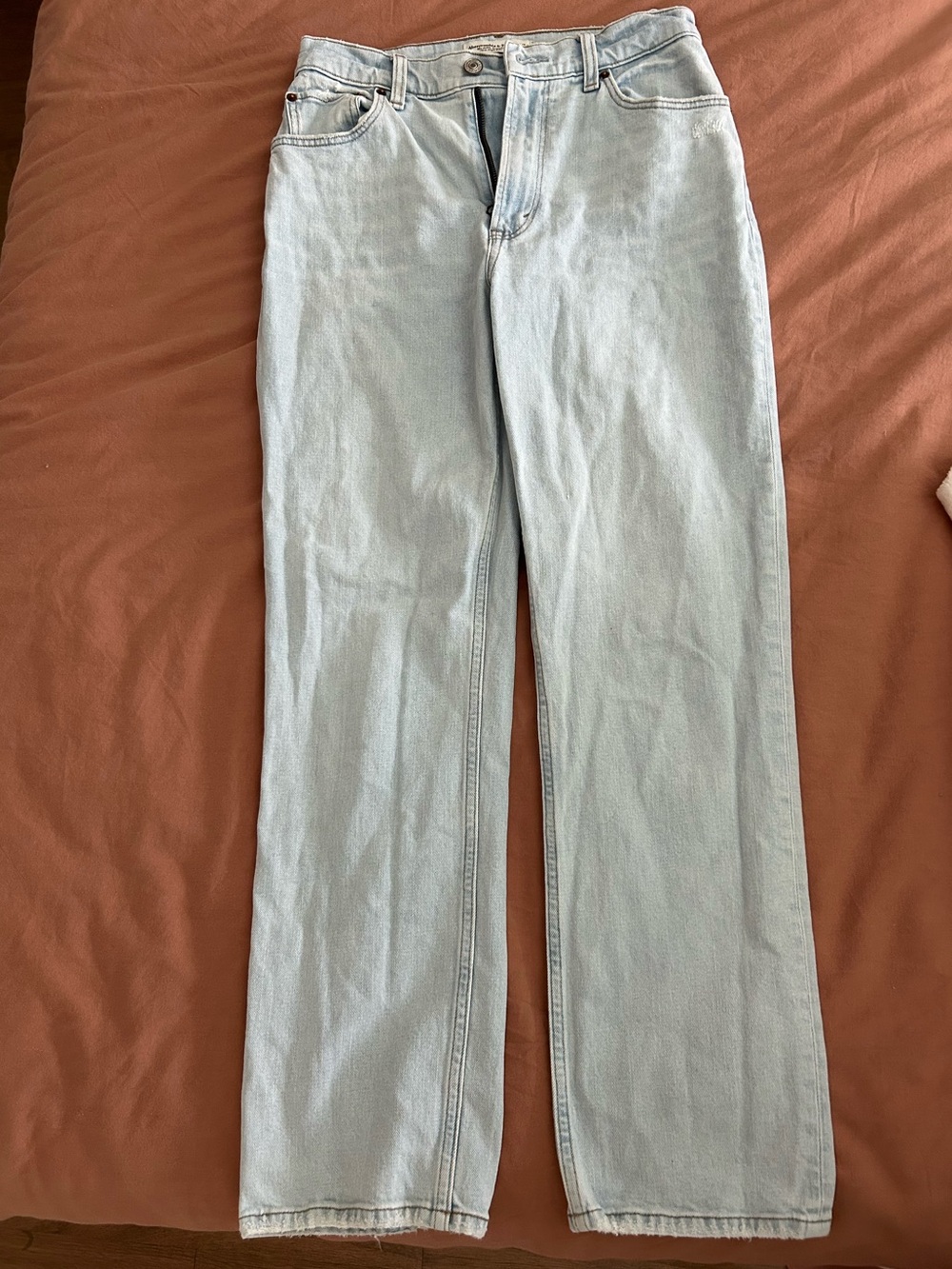 Abercrombie Ankle Straight Curve Love Jeans